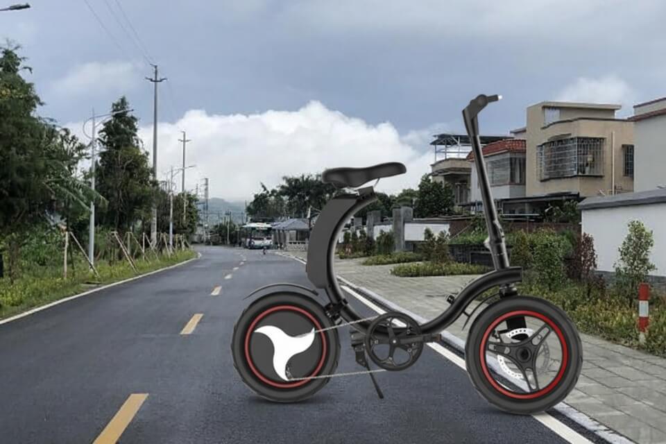 Opvouwbare elektrische scooter