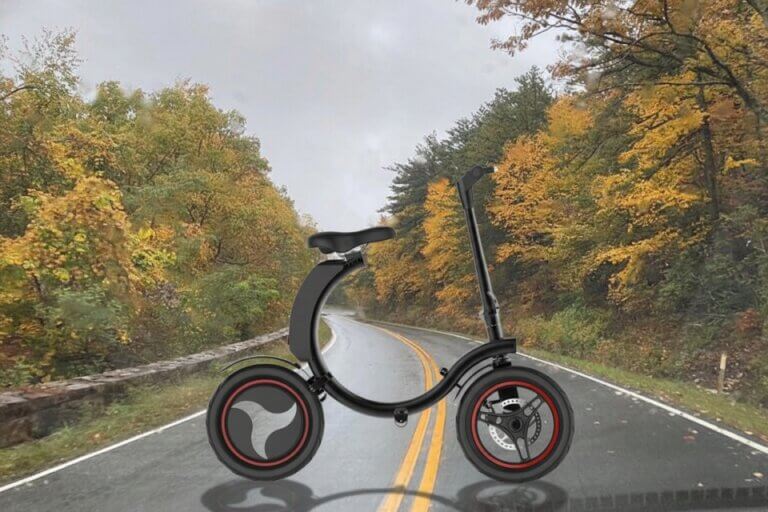 Sammenklappelig elektrisk scooter