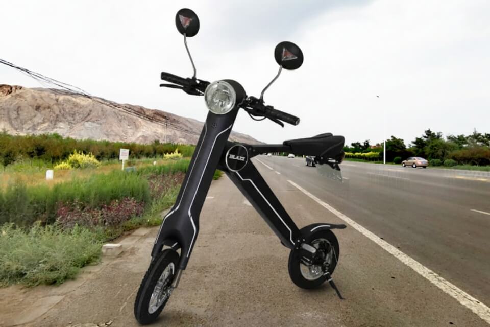 Opvouwbare elektrische scooter